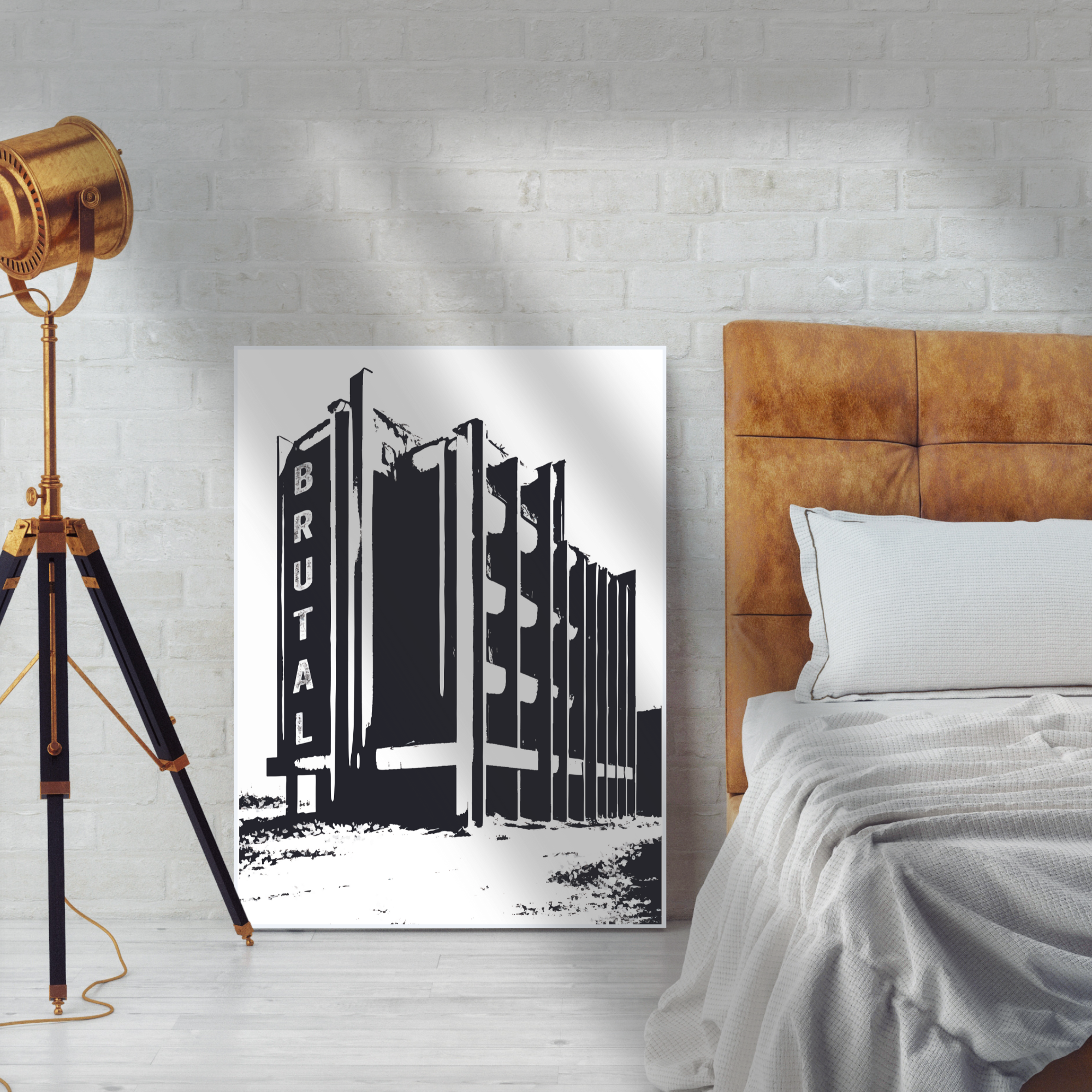 Brutalist Architecture Decoration | Home Gifts | Brutalist Architecture Art