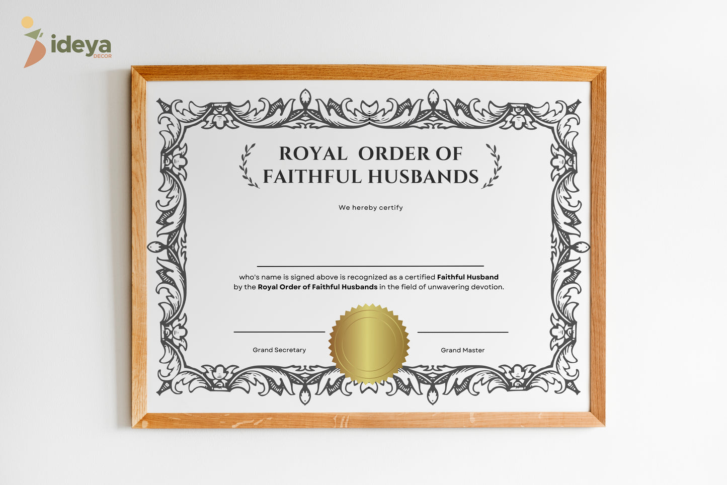 Funny Certificates | Digital Certificates | Witty Gifts
