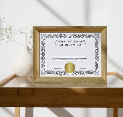 Funny Certificates | Digital Certificates | Witty Gifts