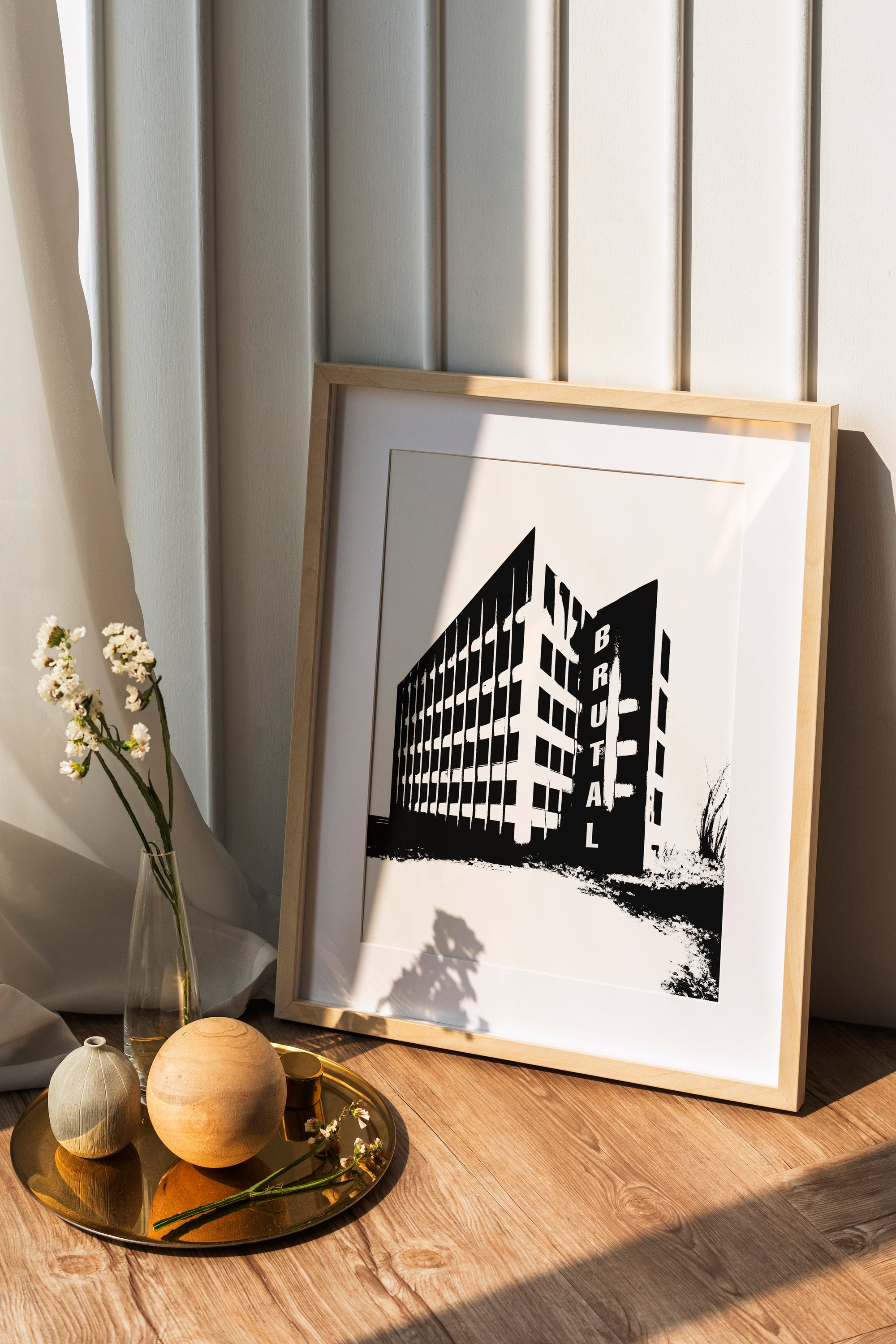 Brutalist Architecture - Vacant - Brutalist Architecture Decoration | Home Gifts | Brutalist Architecture Art