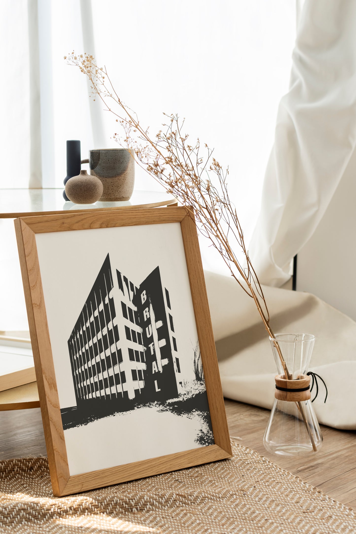 Brutalist Architecture - Vacant - Brutalist Architecture Decoration | Home Gifts | Brutalist Architecture Art