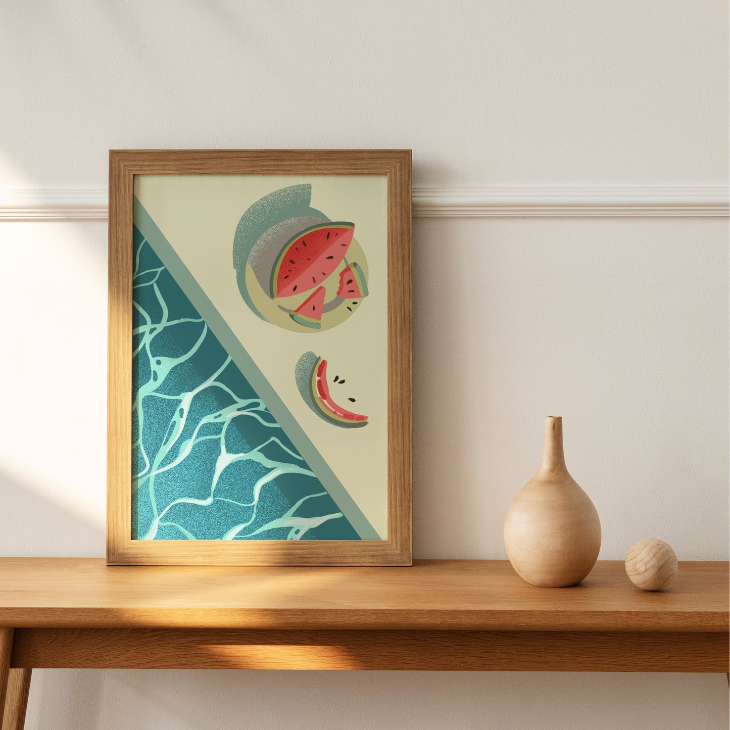 Tropical Beach Decoration | Earthly Art | Digital Wall Art