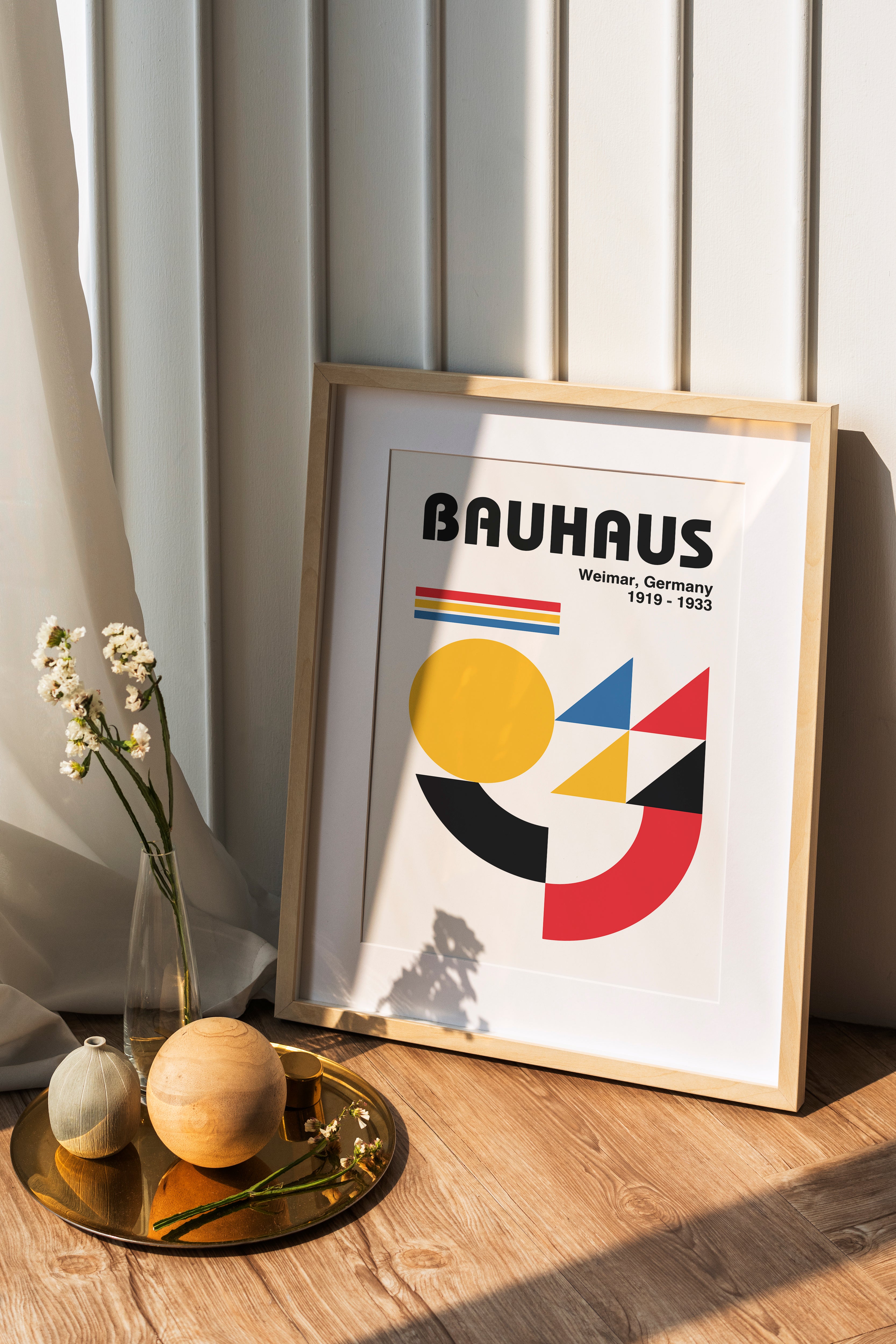 Geometric Bauhaus Decoration | Poster | Lifestyle Gifts