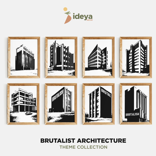 Bundle - Brutalist Architecture Decoration | Home Gifts | Brutalist Architecture Art